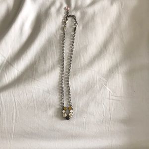 Silver chain sabika necklace